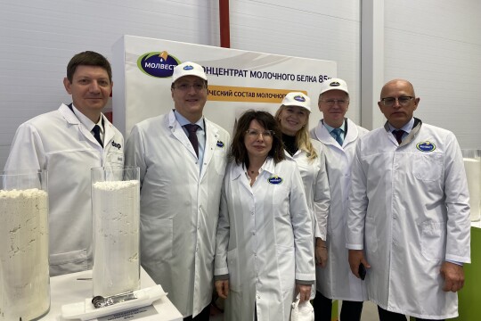 Участие делегации ВНИМИ в открытии завода по производству концентрата молочного белка